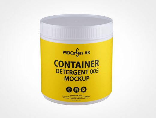Detergent Container Mockup 5r