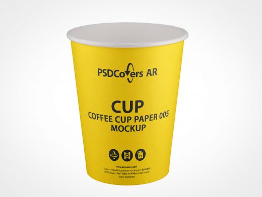 Disposable Coffee Cup Mockup 5r