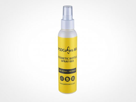 Cosmetic Spray Bottle Mockup 3r