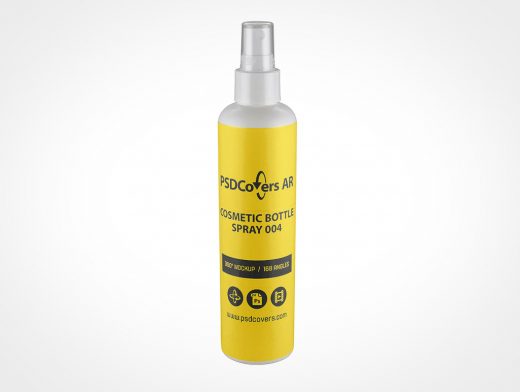 Cosmetic Spray Bottle Mockup 4r