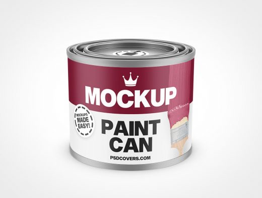4oz Paint Can Mockup 4r7