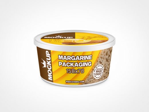 Tub Margarine Mockup 2r