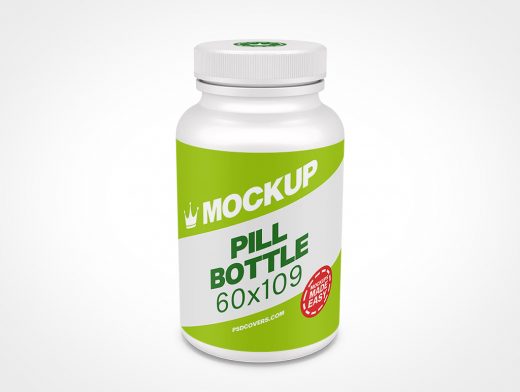 Pill Bottle Mockup 5r