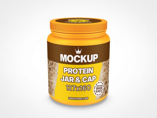 Protein Jar Mockup 3r