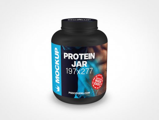 Protein Jar Mockup 6r