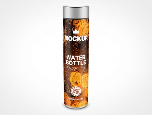 Steel Water Bottle Mockup 13r7