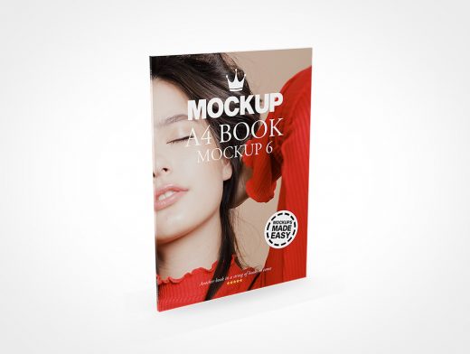 A4 Book Mockup 6r