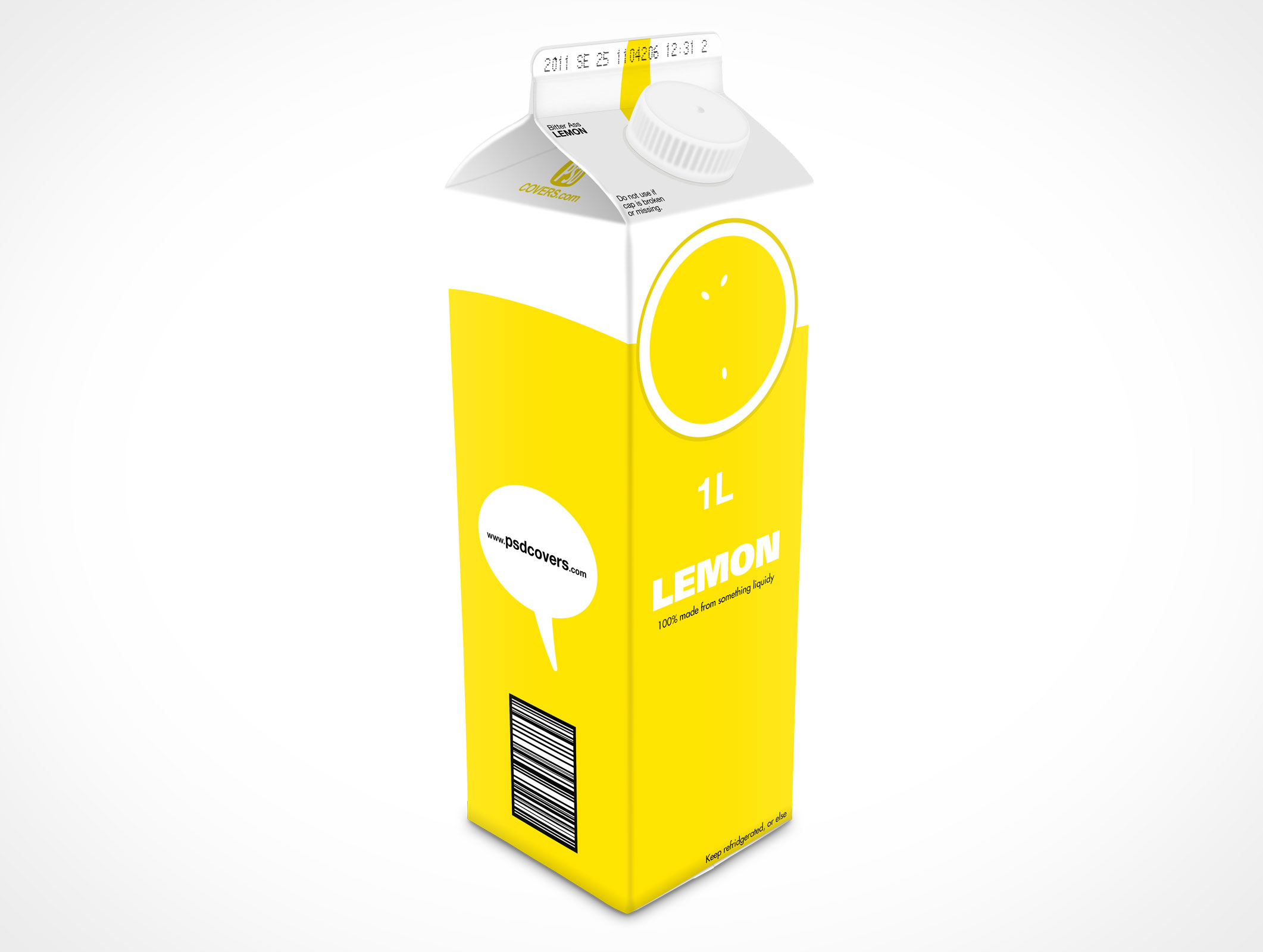Milk Carton Mockup 9r2