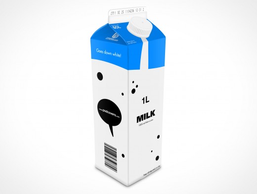 Milk Carton Mockup 9r3