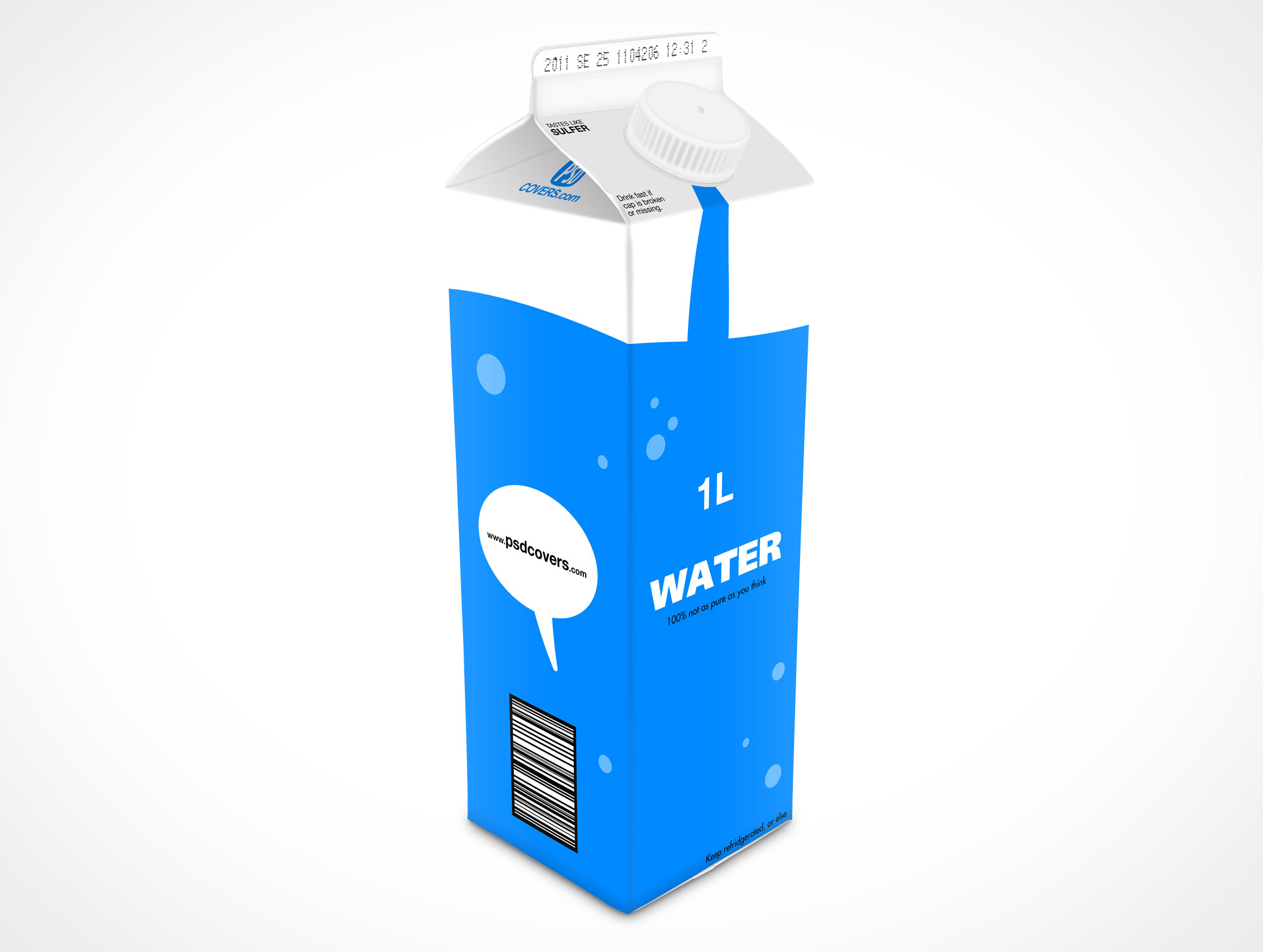 Milk Carton Mockup 9r4