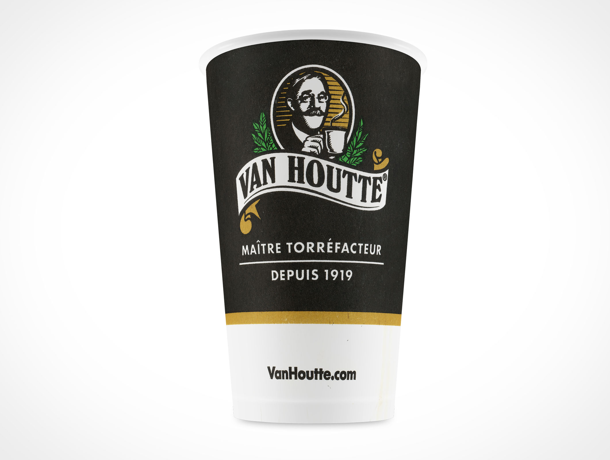 White Paper Coffee Cup Mockup 1r5