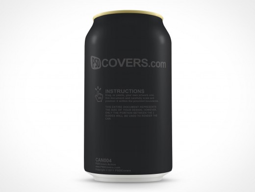 Soda Drink Can Mockup 4