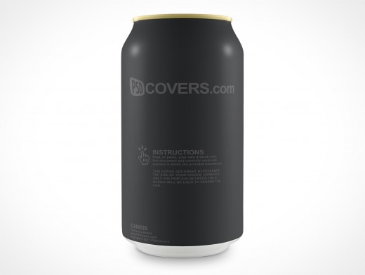Soda Drink Can Mockup 5