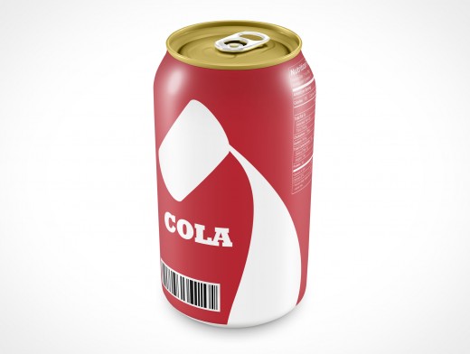 Soda Drink Can Mockup 6r