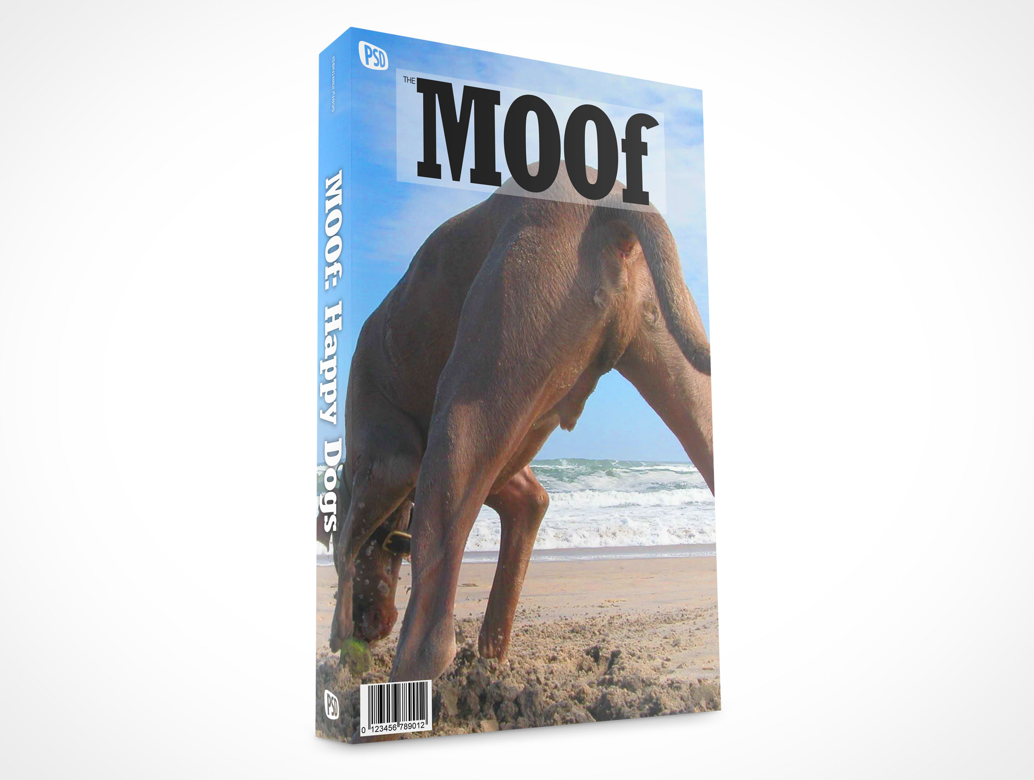 Standing Paperback Book Mockup 1r2