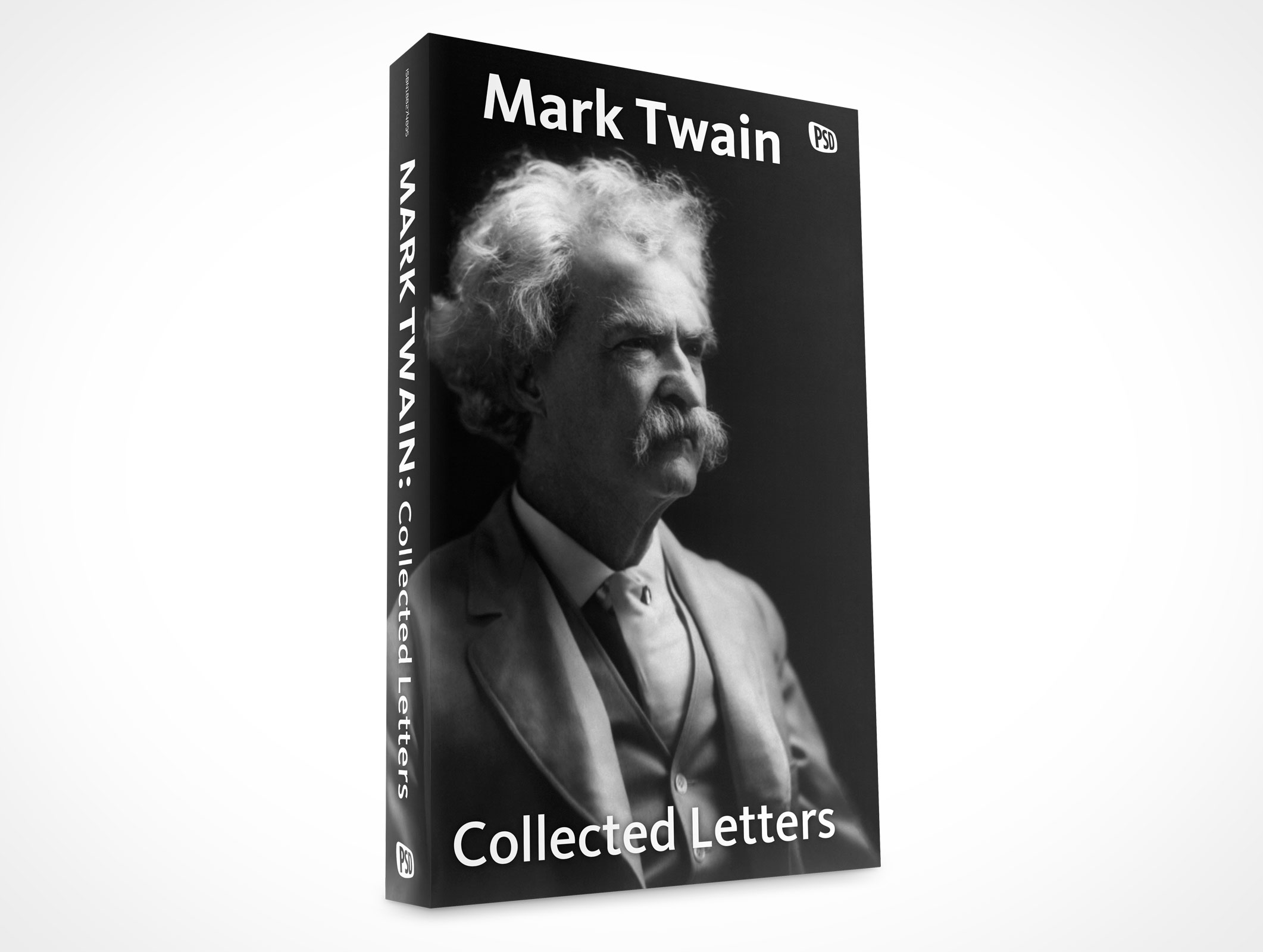 Standing Paperback Book Mockup 1r3