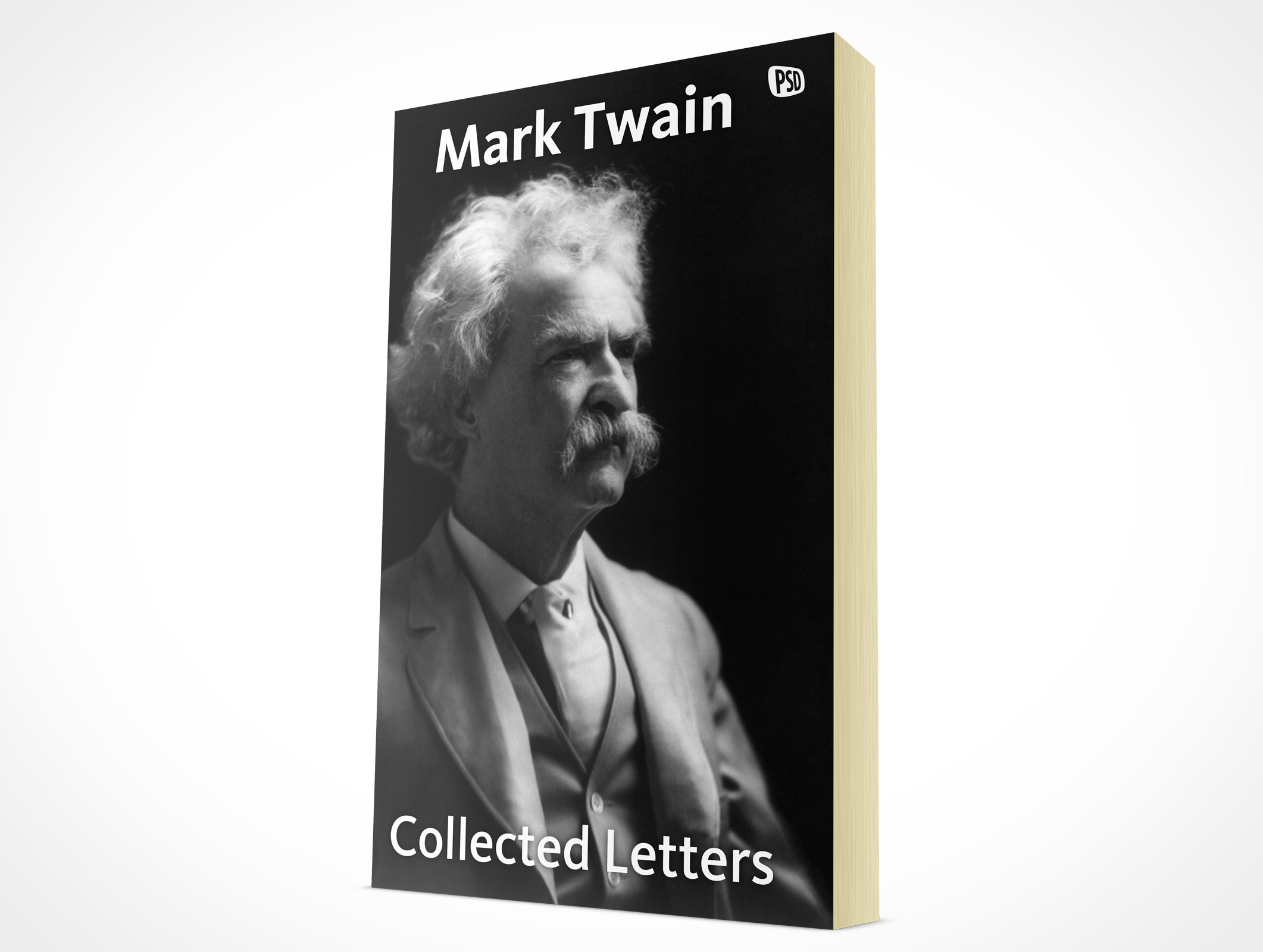 Standing Paperback Book Mockup 3r3