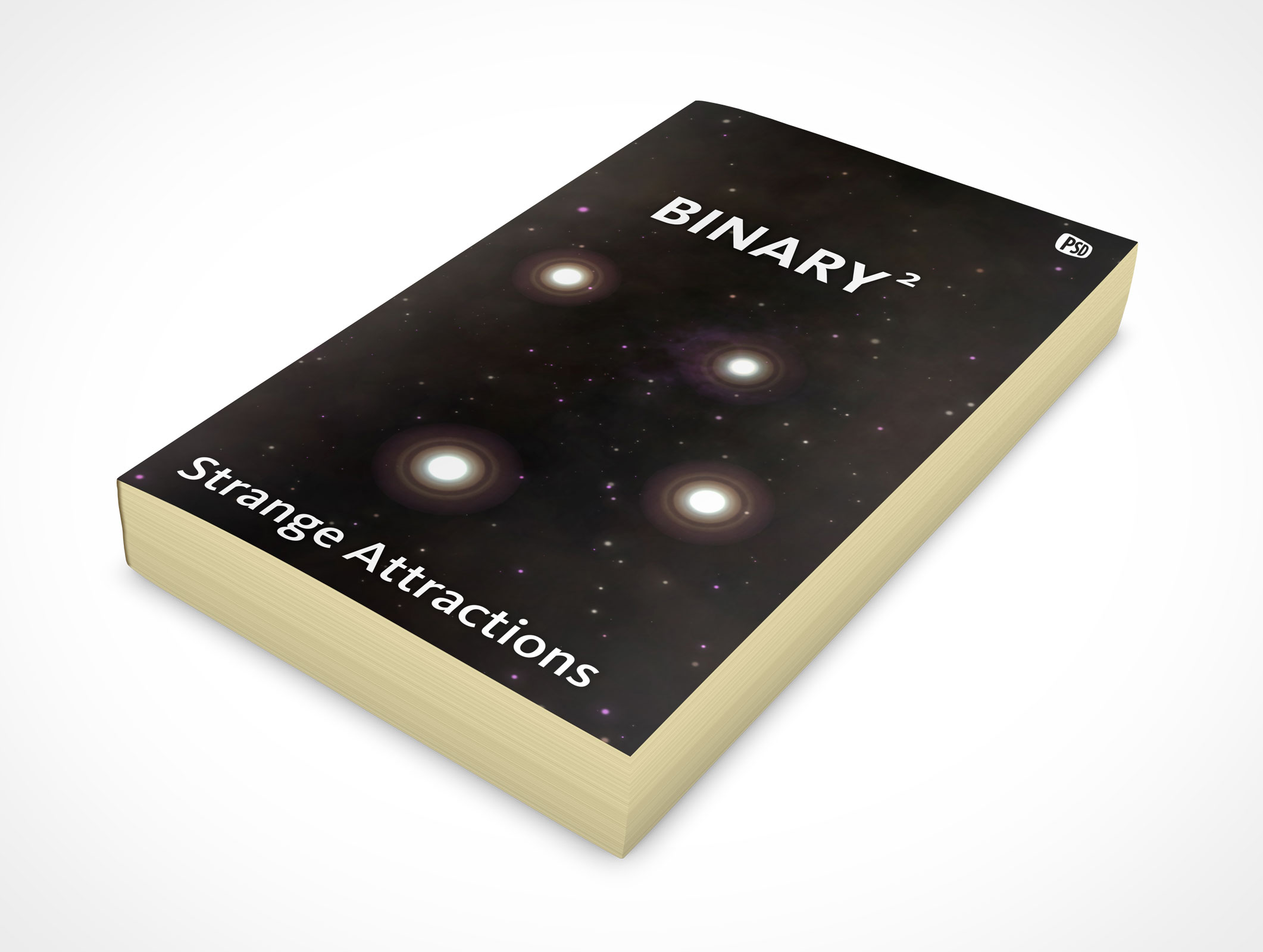 Faceup Paperback Book Mockup 6r2