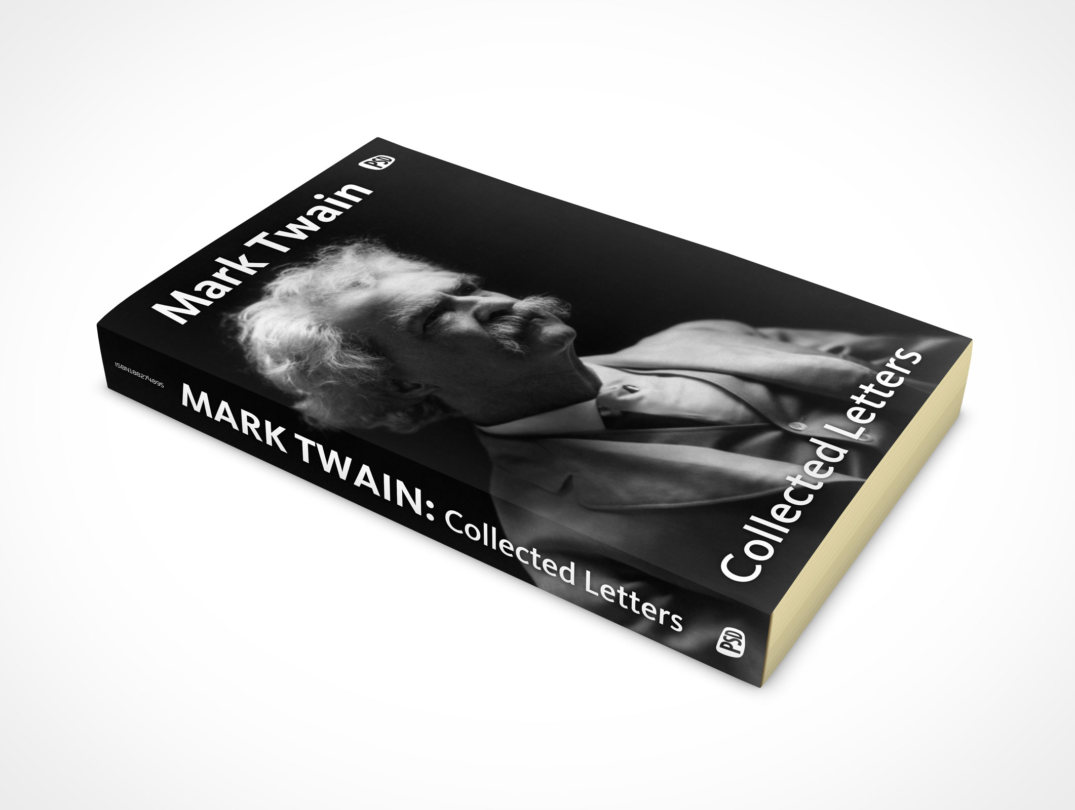 Faceup Paperback Book Mockup 8r3