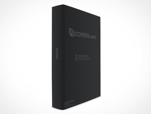Sleeved Hardcover Book Mockup 1