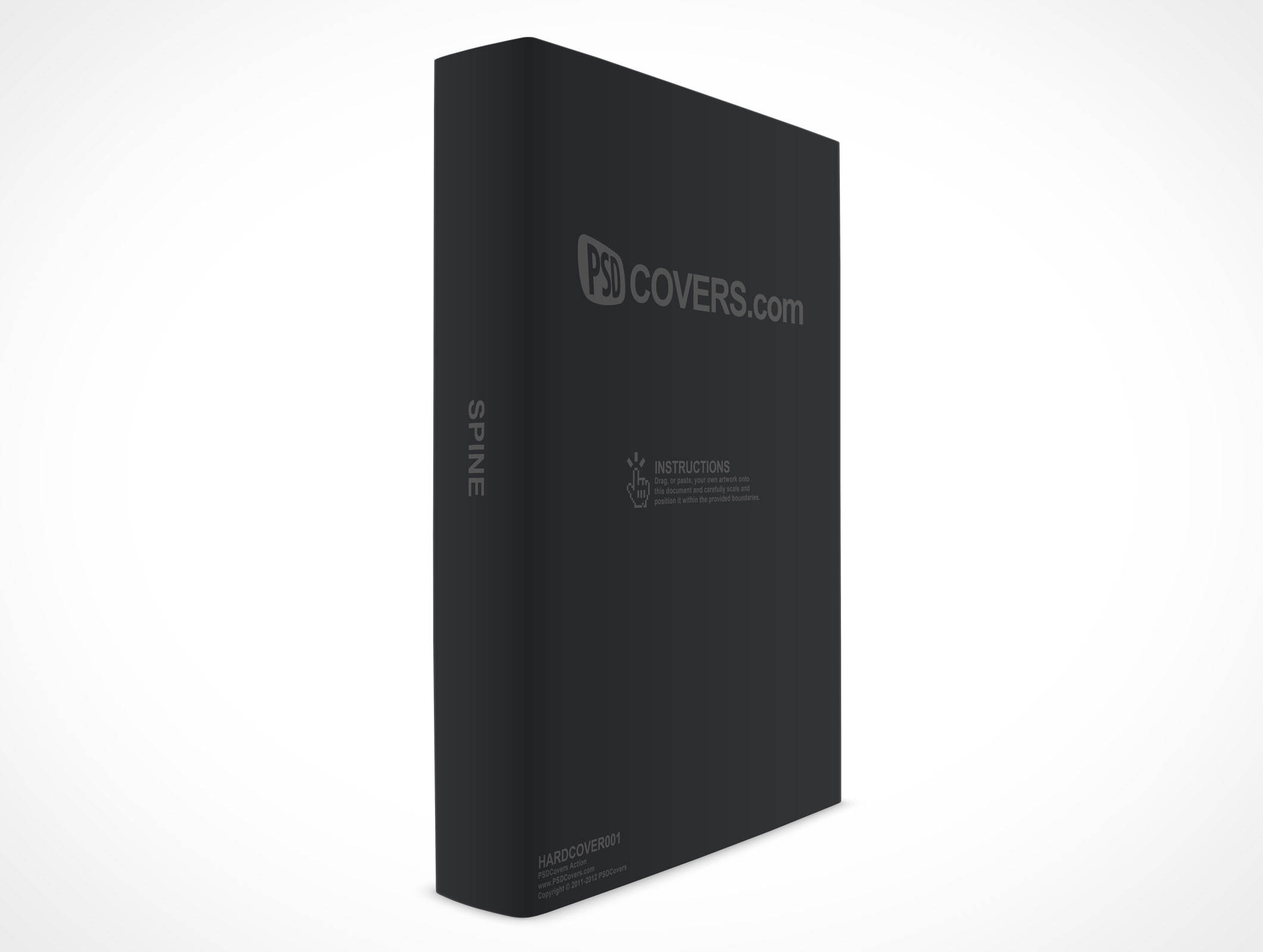 Sleeved Hardcover Book Mockup 1