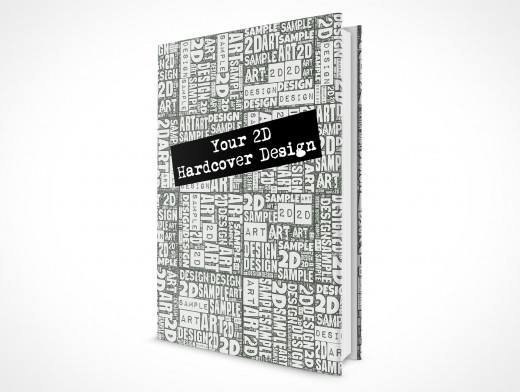 Sleeved Hardcover Book Mockup 3r