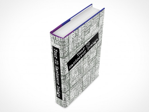 Sleeved Hardcover Book Mockup 5r