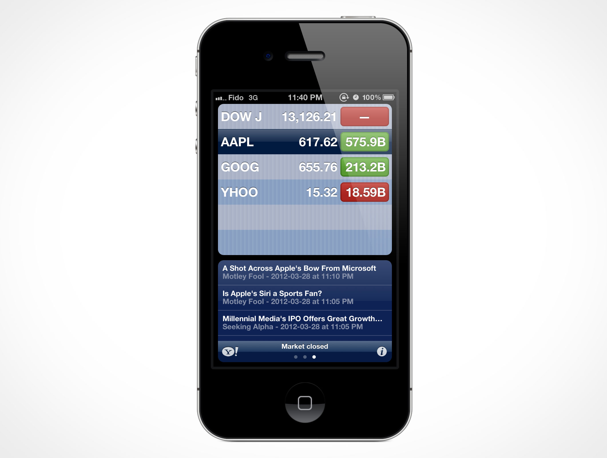 Standing iPhone 4S Mockup 1r2