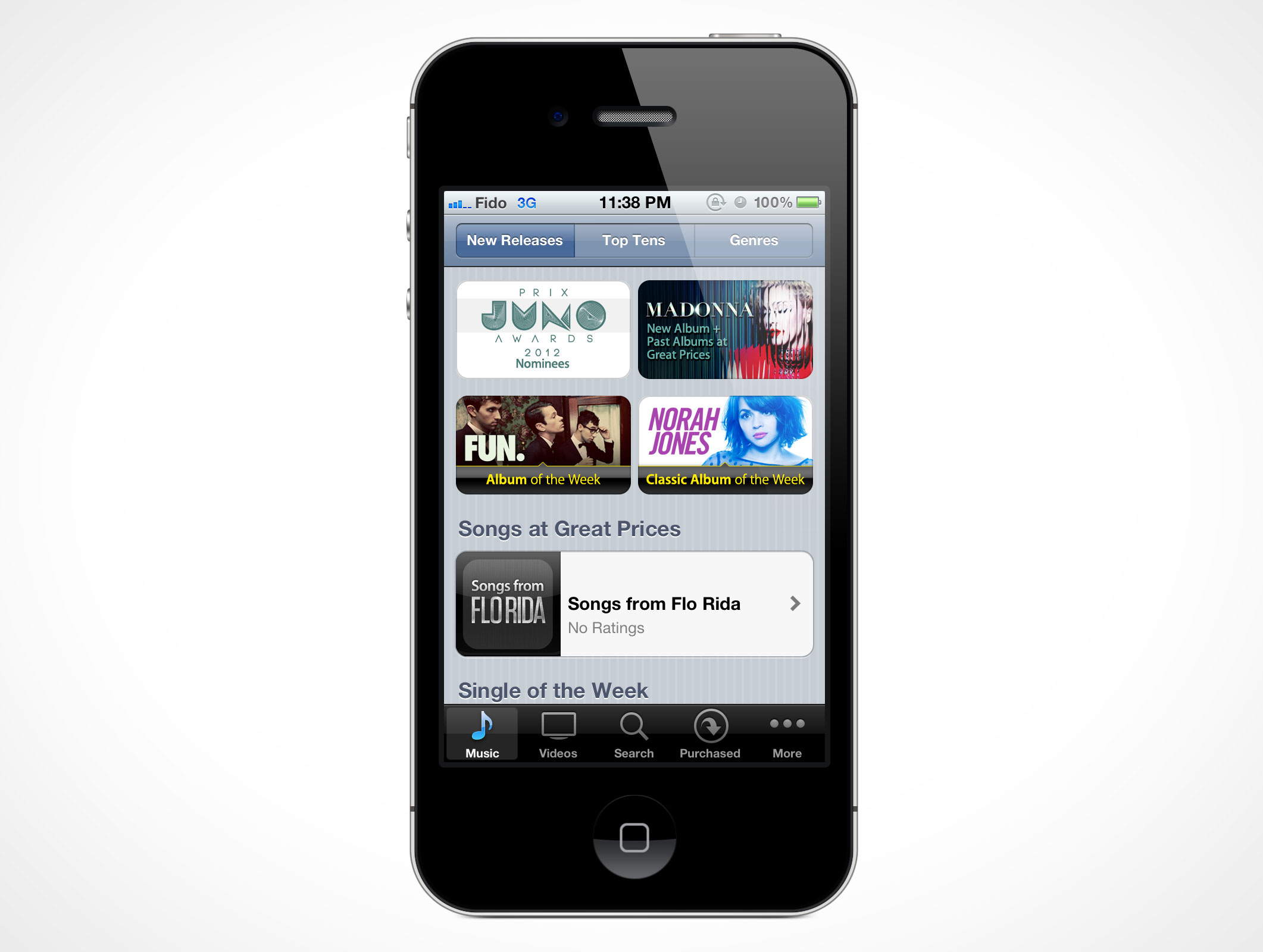 Standing iPhone 4S Mockup 1r5