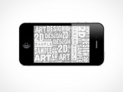 Landscape iPhone 4S Mockup 2r