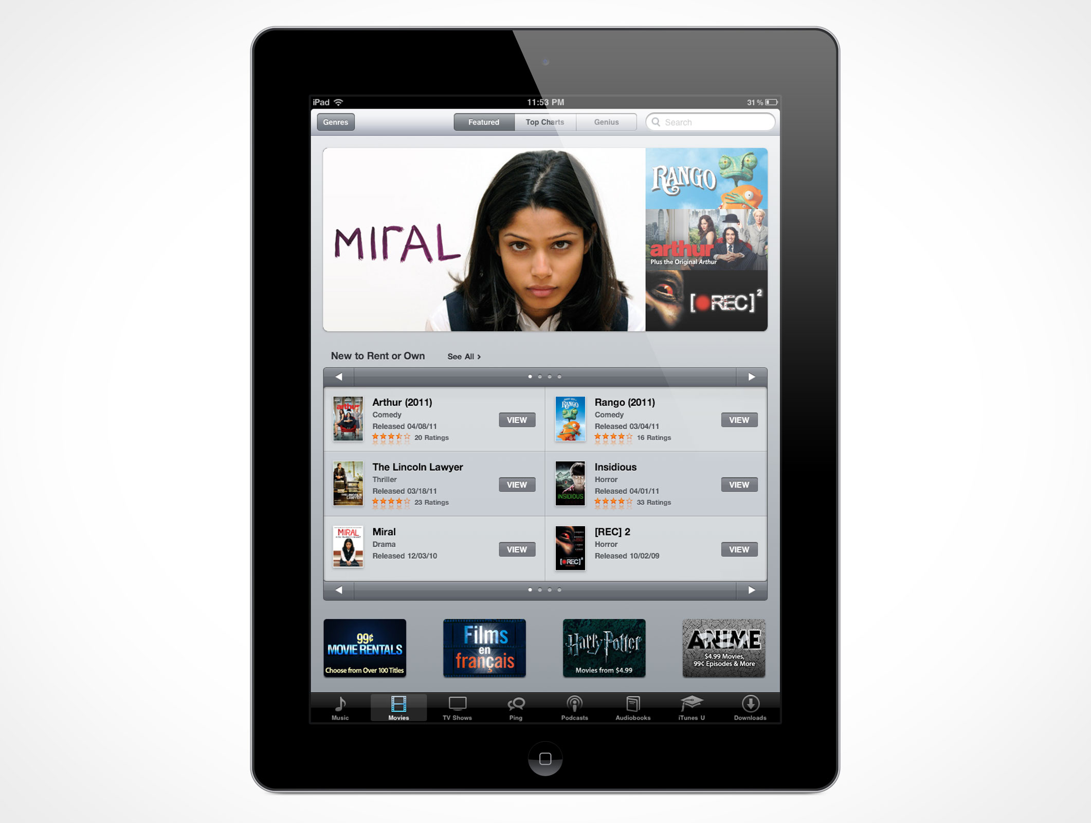 Second Generation iPad Mockup 7r5