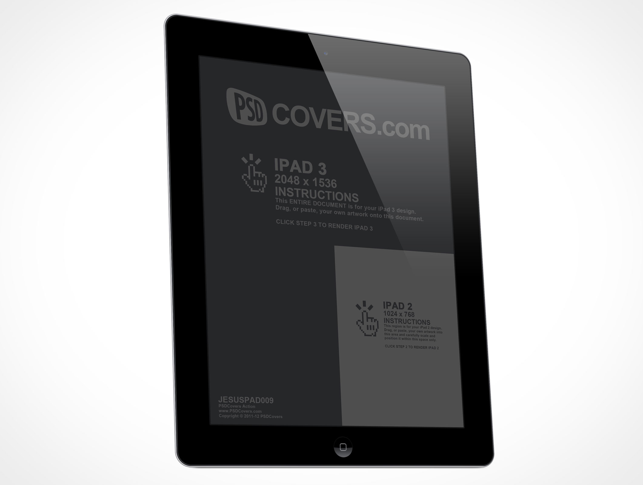 Second Generation iPad Mockup 9
