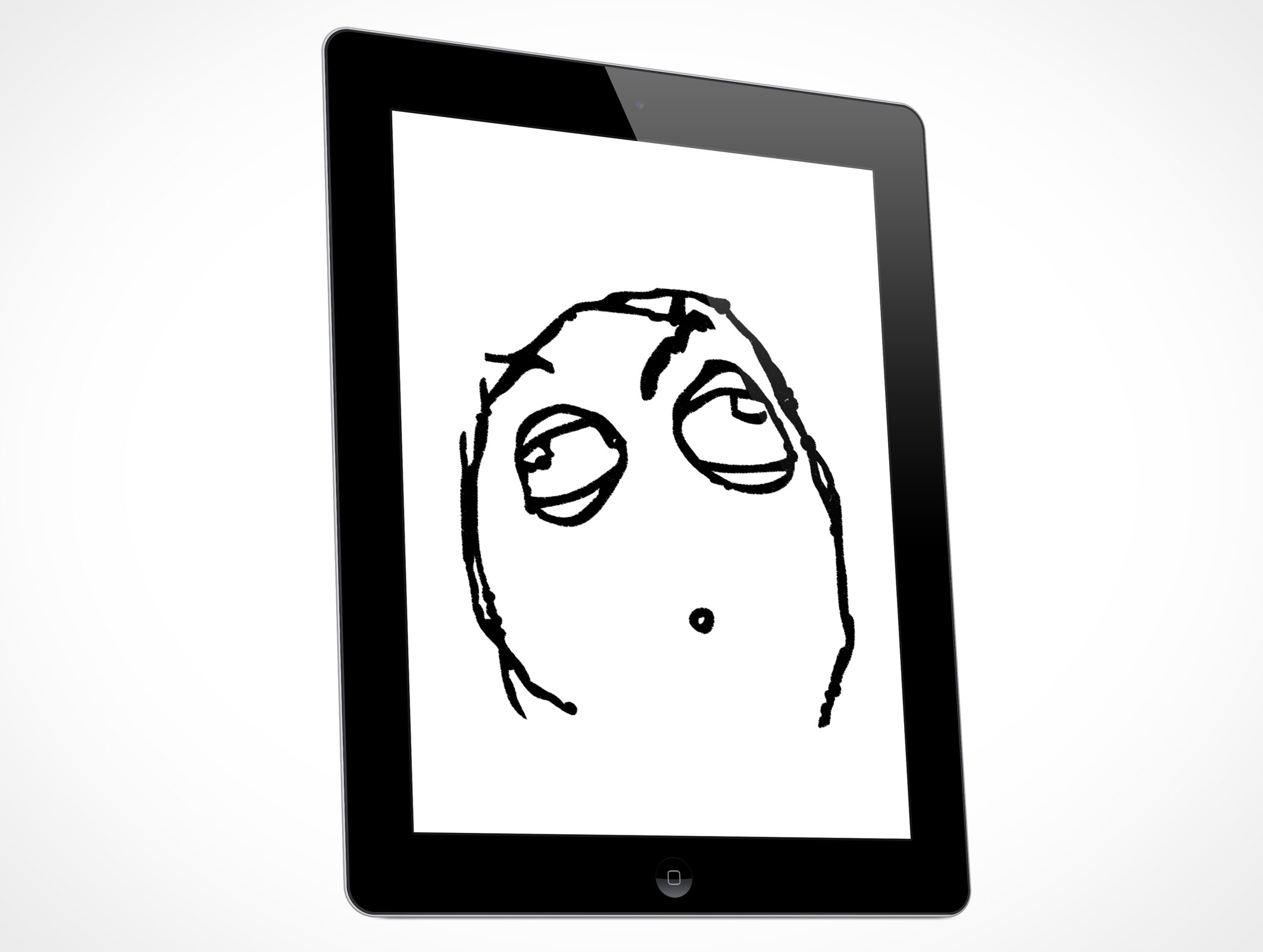 Second Generation iPad Mockup 9r2