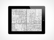 Second Generation iPad Mockup 10r