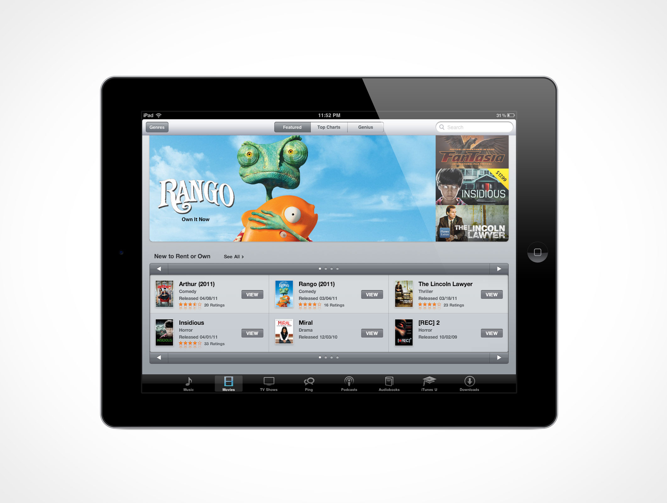 Second Generation iPad Mockup 10r3