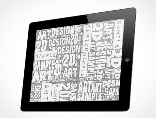 Second Generation iPad Mockup 11r