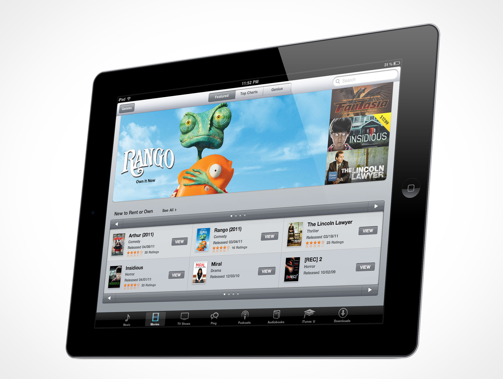 Second Generation iPad Mockup 11r4