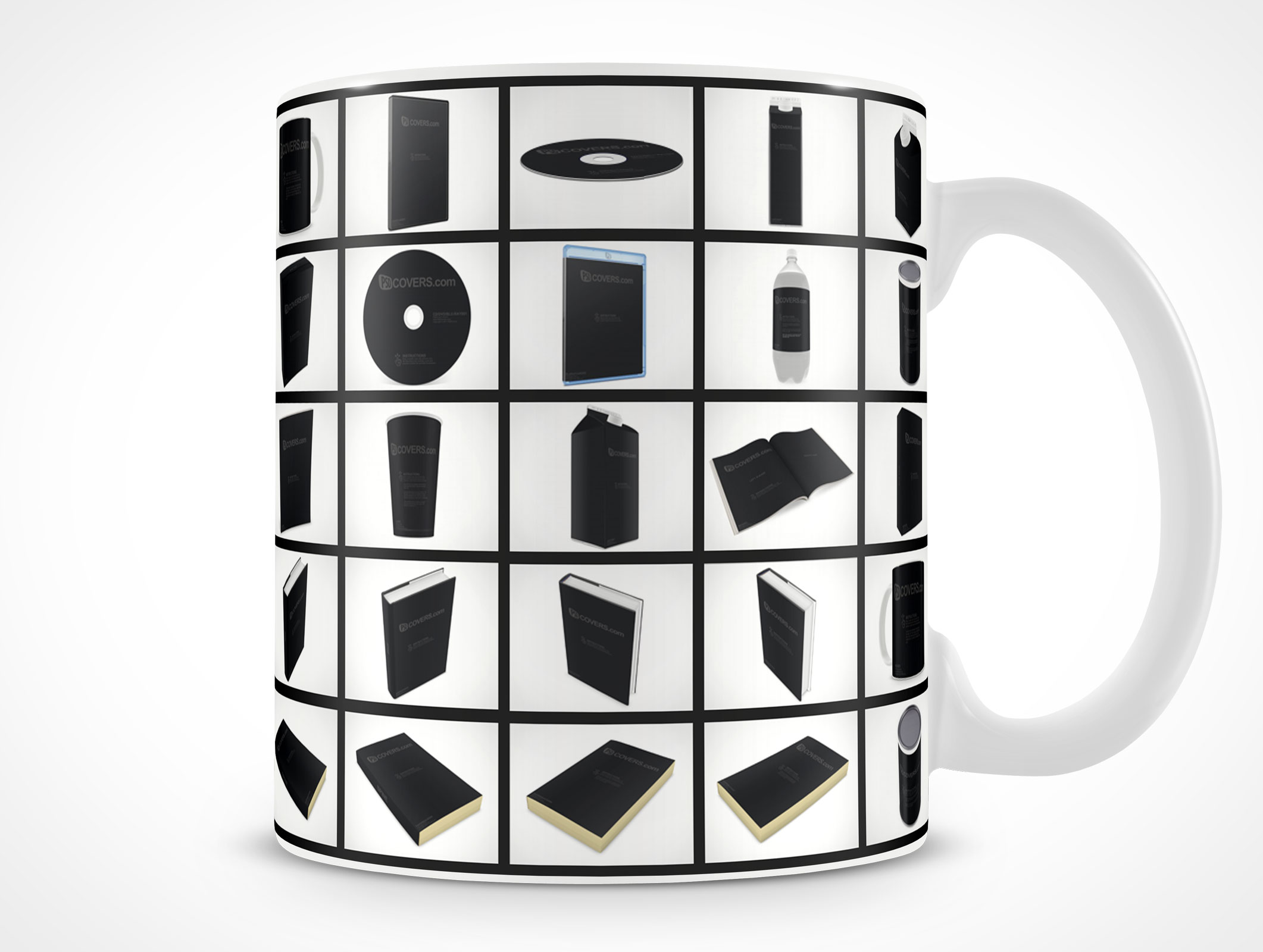 Ceramic Coffee Mug Mockup 2r3
