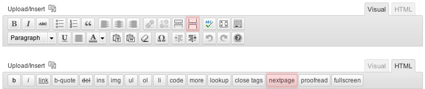 Wordpress HTML Visual Toolbar Editor