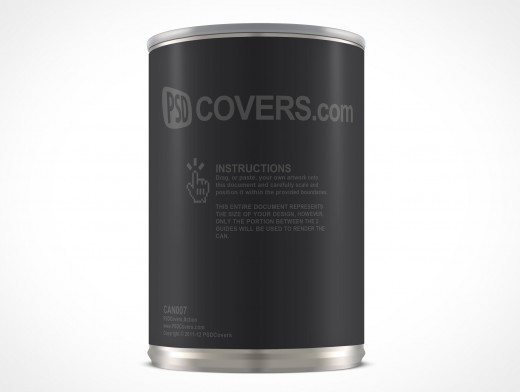 Metal Soup Can Mockup 7