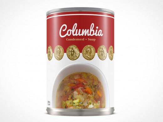 Metal Soup Can Mockup 7r