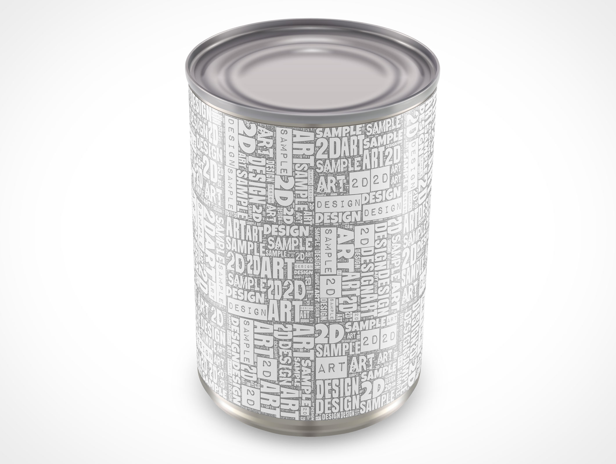 Metal Soup Can Mockup 8r5