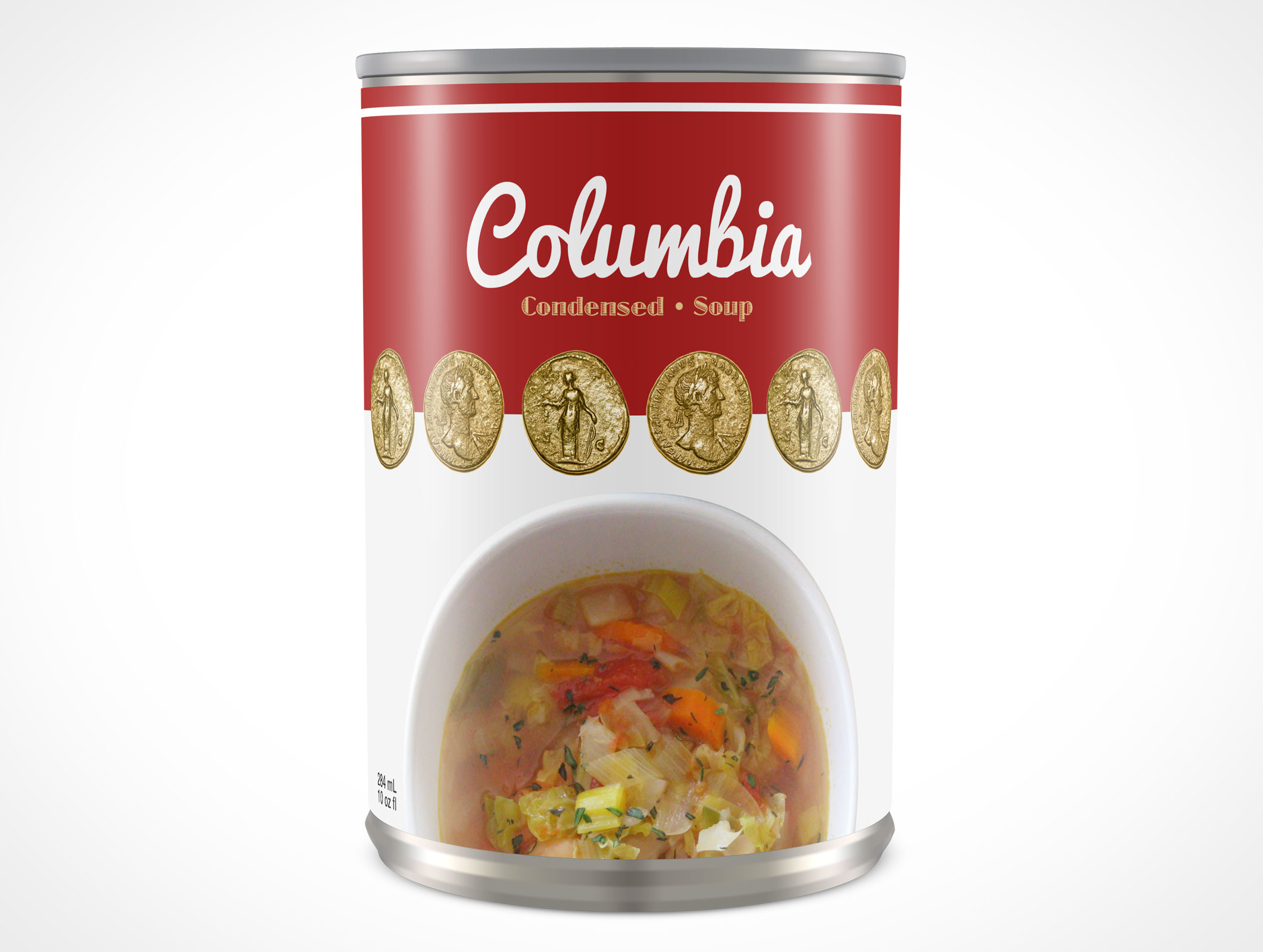 Metal Soup Can Mockup 10r