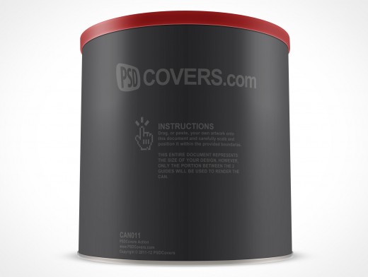 Ground Coffee Can Mockup 11