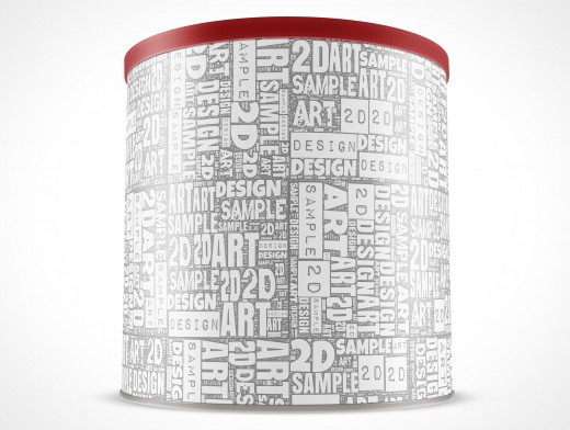 Canister Can Container PSD