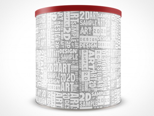 Ground Coffee Can Mockup 12r