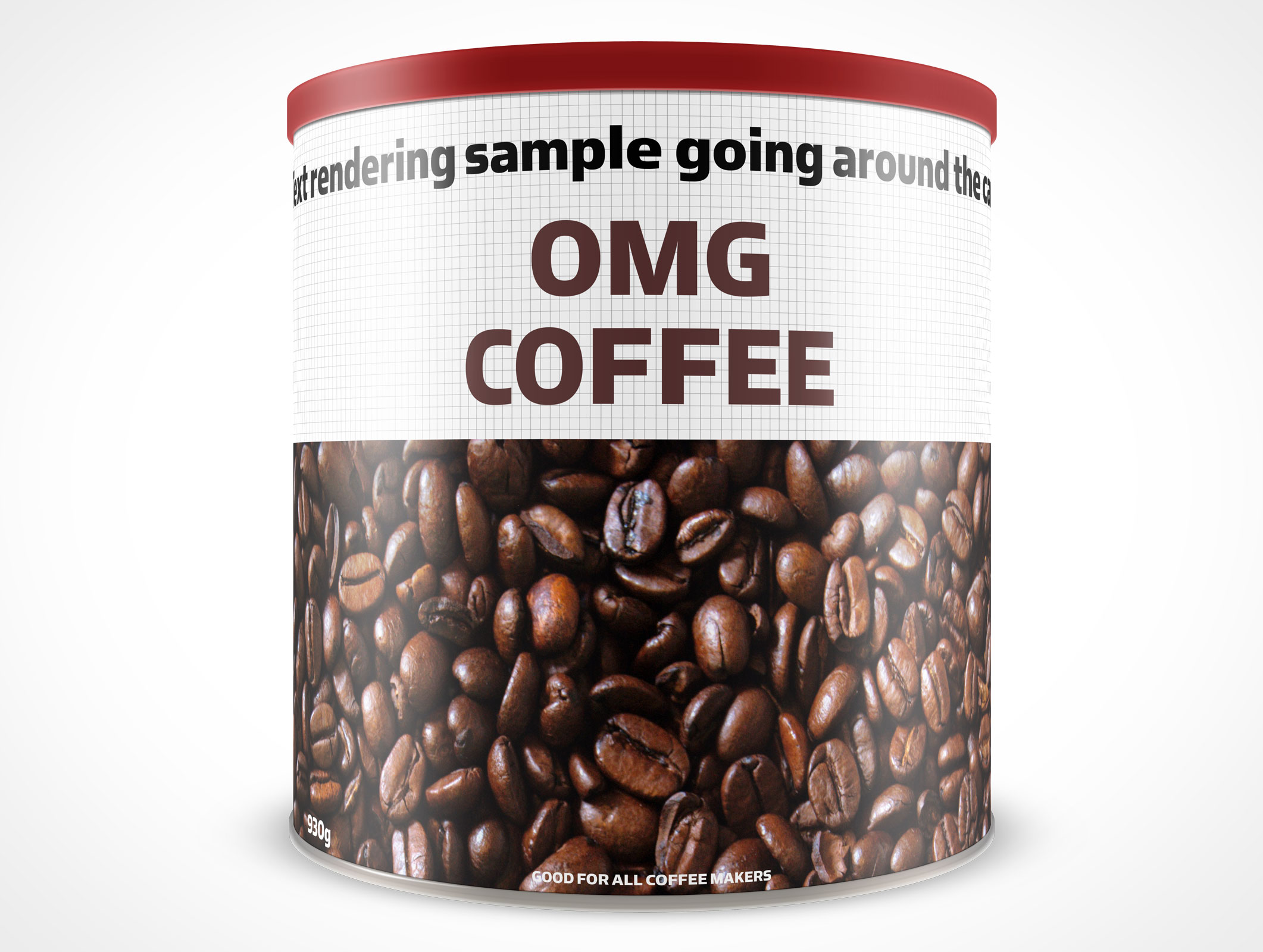 Ground Coffee Can Mockup 12r2