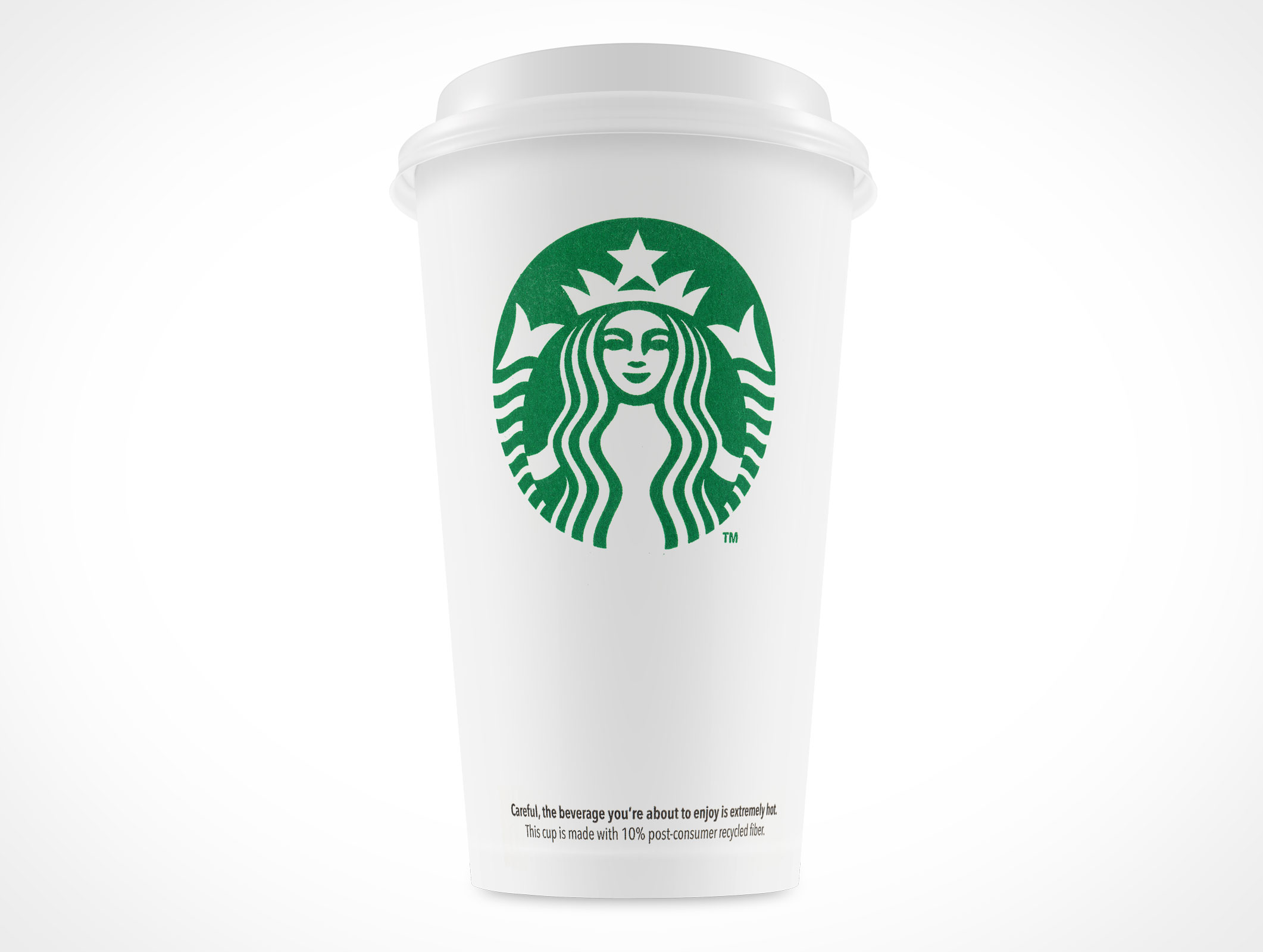 White Paper Coffee Cup Mockup 2r2
