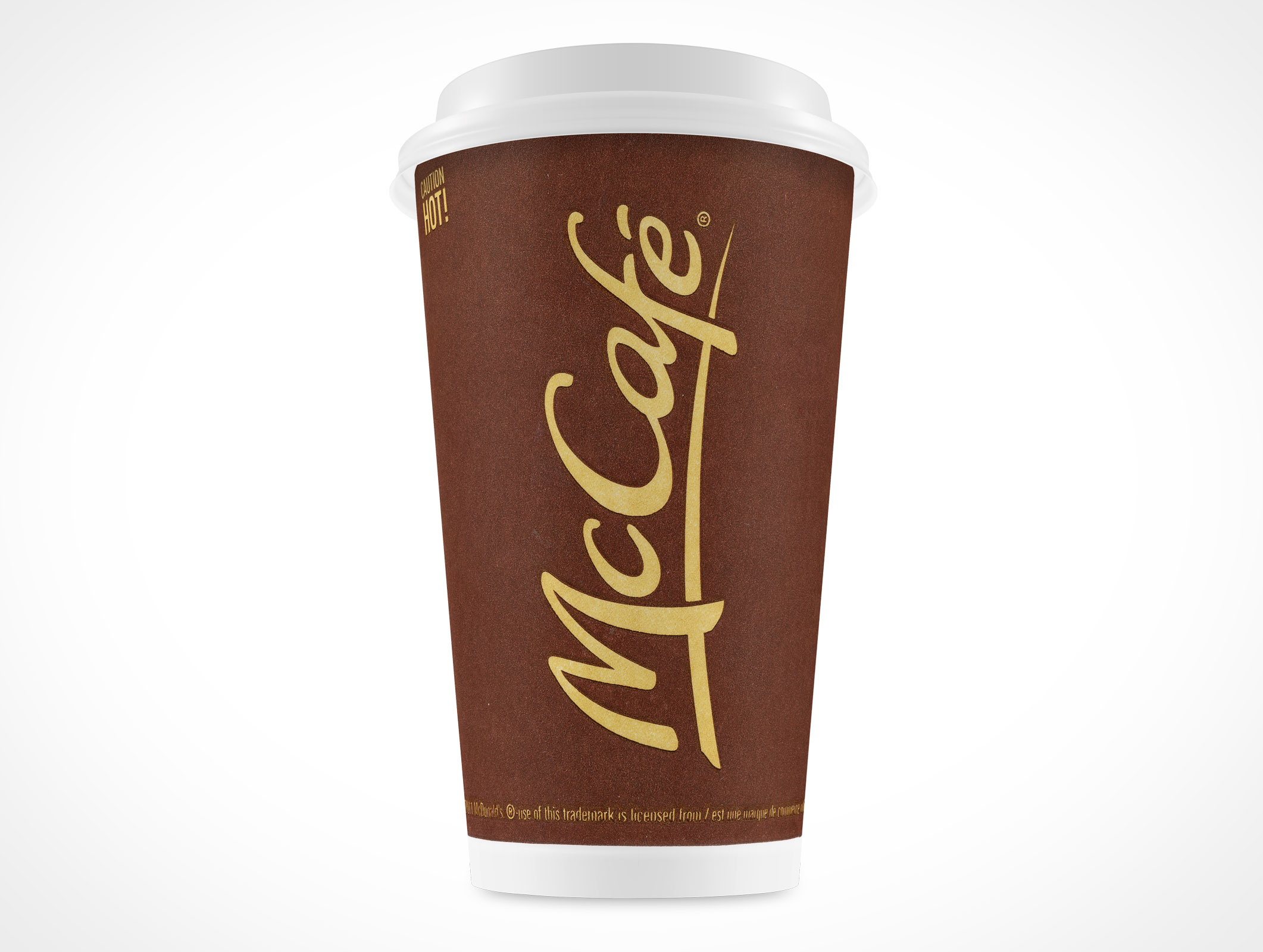 White Paper Coffee Cup Mockup 2r3
