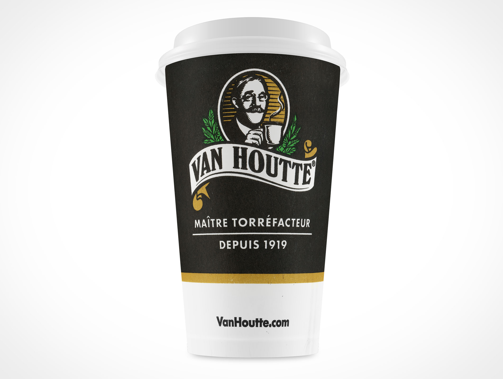 White Paper Coffee Cup Mockup 2r5